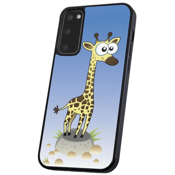 Samsung Galaxy S10 - Cover/Mobilcover Tegnet Giraf