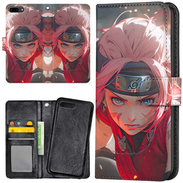iPhone 7/8 Plus - Mobilcover/Etui Cover Sakura Naruto