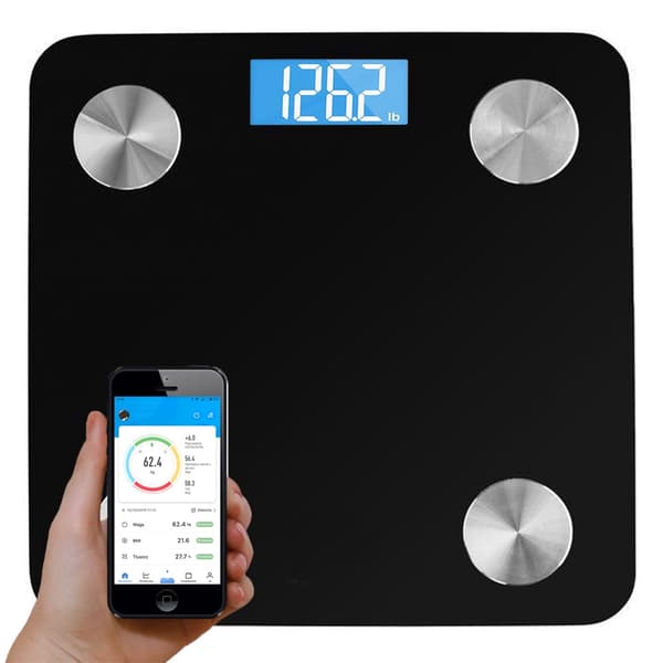 Smart badrumsvåg - Bluetooth, app för Android/iOS