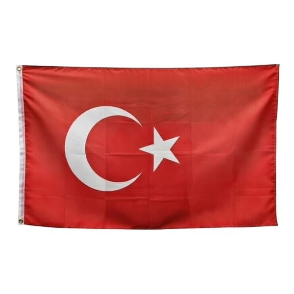 Tyrkia Flagget - 150 x 90 cm