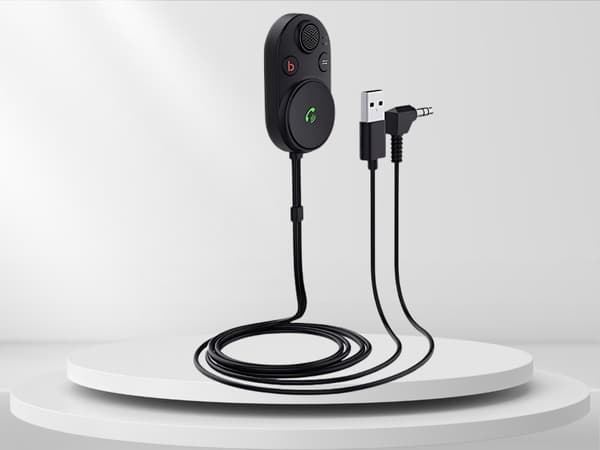 Bluetooth FM-adapter - USB- och AUX-anslutning BT5.3