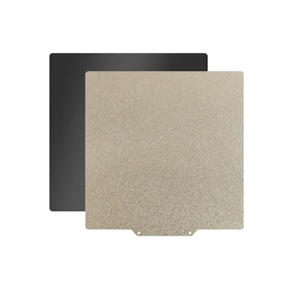GudMaker PMI Plattform, Texturerad/slät fjädringsstål flexibel PEI dubbelsidig platta, 235 mm x 235 mm x 3 mm för 3D-skrivare