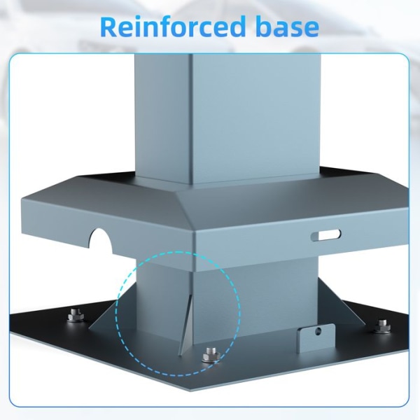 JATRHG EV Monteringsställ Monteringsfäste Laddstationer Wallbox Eiffelställ Piedestal eMobility