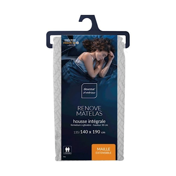 Housse Rénove Matelas "Rena" 140x190cm Harmaa Grå
