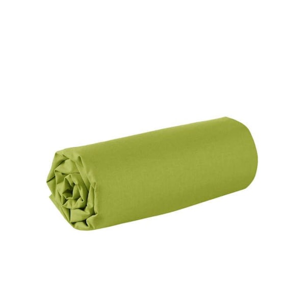 Draps för säng - 140 x 190 cm - 100% bomull - 57 trådar - Frankrike - Grön Grön