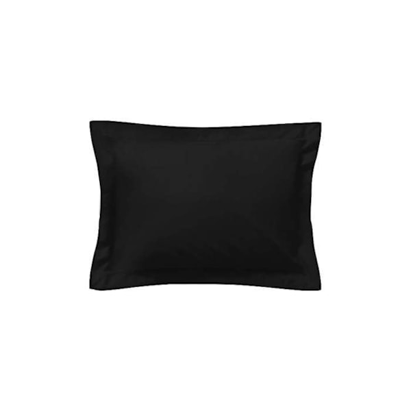 Rektangulær pudebetræk - 50 x 75 cm - 100% bomuld - Frankrig - Sort Svart