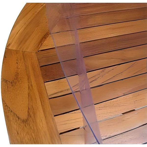 lasi pöytä, koko 140 cm metrin… Transparent