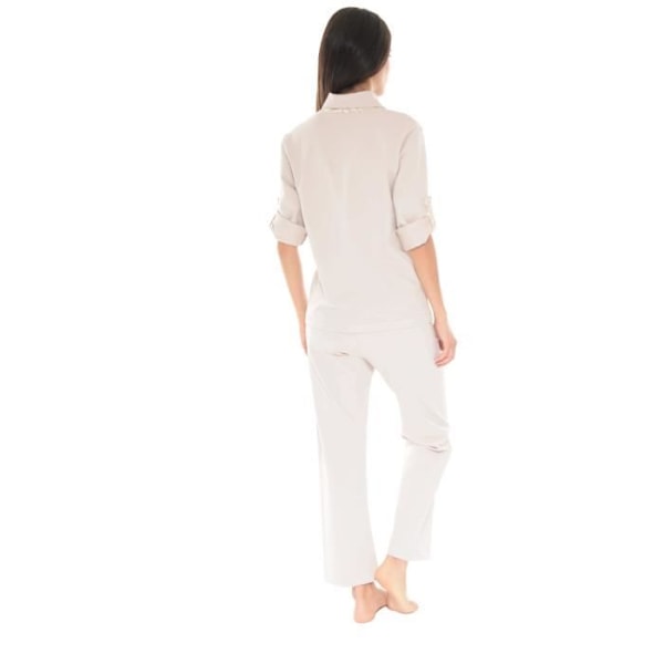Sisäasu - Yumi - 6013 - Beige - Molleton Jersey - Naisille Beige 44