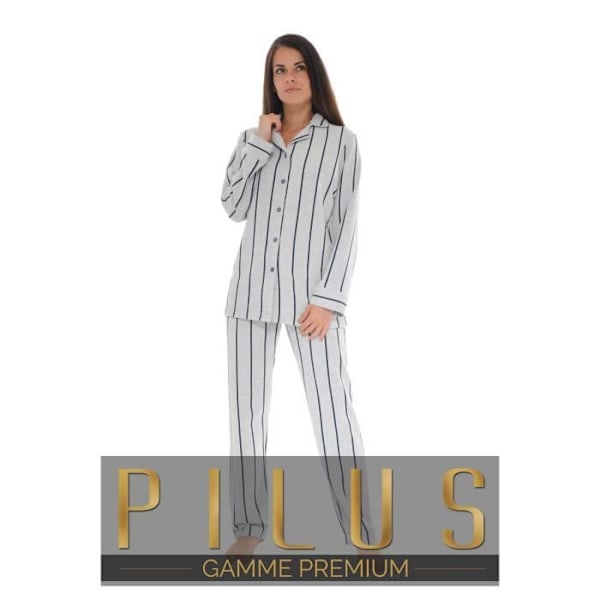 Pyjama Tailleur Pilou Harmaa - PILOU - 4882 - Naiset - Aikuiset Grå 40