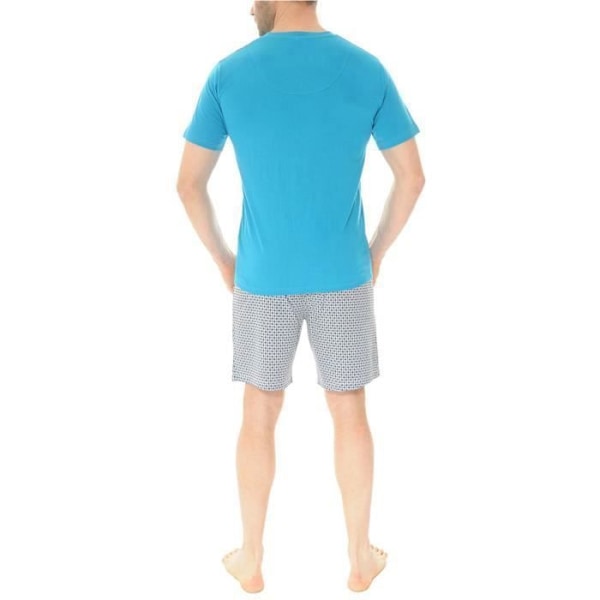 Christian Cane sininen suljettu pyjama - Mies - Aikuinen Blå, svart och vit S