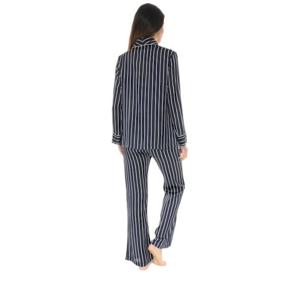 Pyjamas Lång Blå Roxette - Dam - Knapp Pyjamas - Blå - Vuxen Blå 42