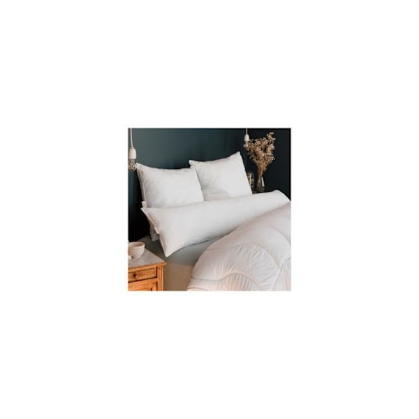 Traversin flad qualigel - 140 cm - Fremstillet i Frankrig - Hvid