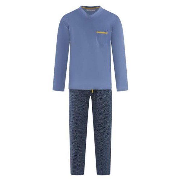 Pitkät puuvillapyjamat - S
