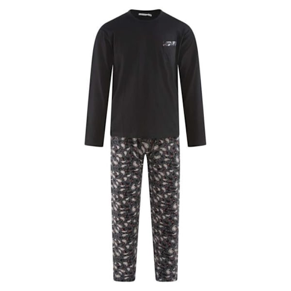 Lång pyjamas i bomull - M