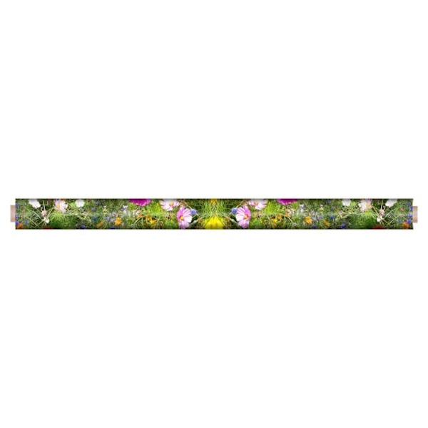 Vesitiivis kangas metritavarana - Leveys 140 cm - Kukkakenttä