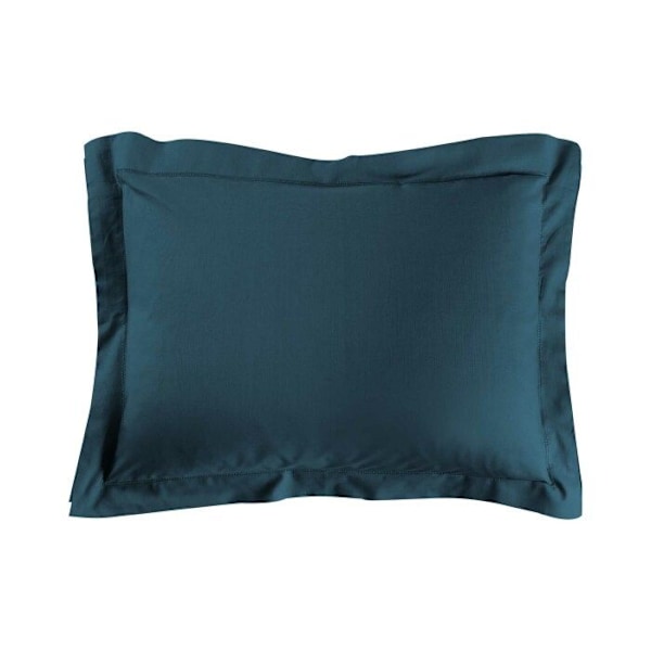 Pudebetræk - 100% bomuld - Blå - 50x70 cm - Vaskbart - Moderne design Blå