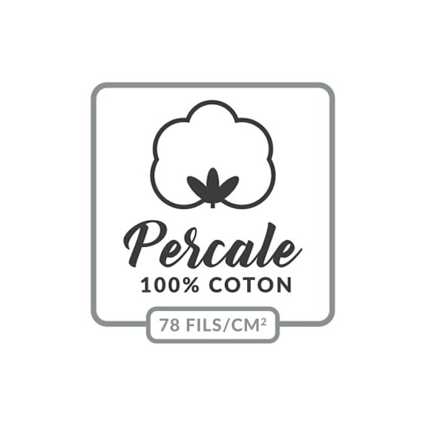 Tyynynpäällinen - SISÄNÄKYVÄ PEHMEYS - 85x185 cm - 100% puuvilla - Sanfor-käsittely - OEKO-TEX® terrakotta