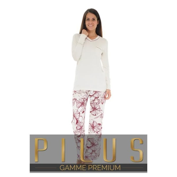 Pyjamas Lång Ecru Tanya Pyjamas Lång 5015 Ecru 40