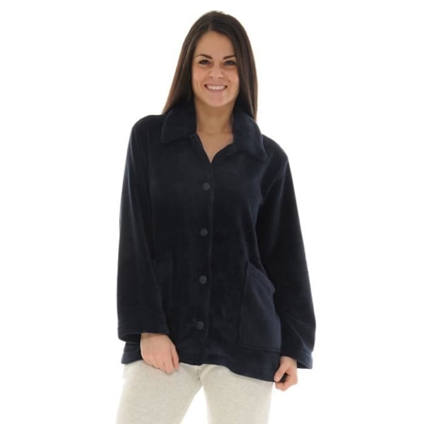 Fleecejakke - Blå Hyacint - 6625 - Peter Pan Krave - 100% Polyester - 5 Knapper Blå 38