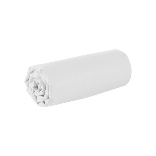 Draphousse - 120 x 190 cm - 100% bomuld - 57 tråde - Frankrig - Hvid Vit