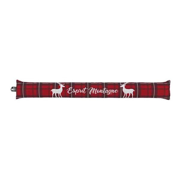 Boudin Bas de Porte "Heidi" 80cm Harmaa & Punainen