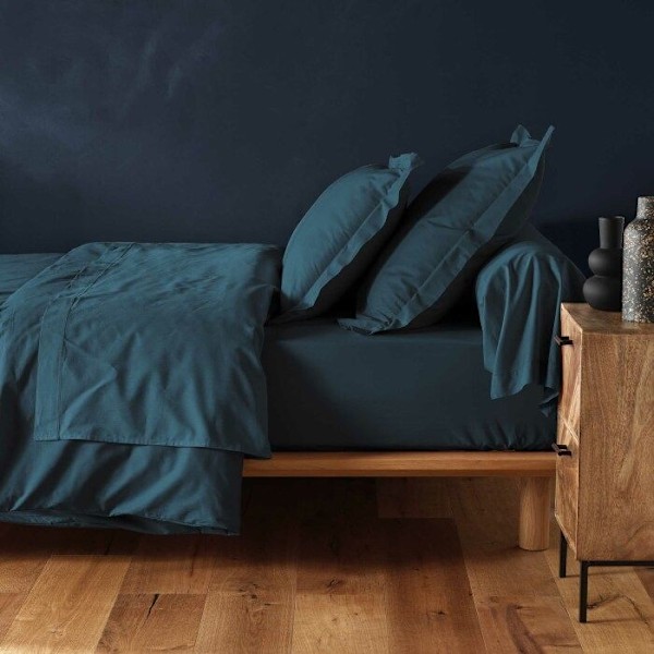 Tyynyliina 180x200 cm - DOUCEUR D'INTERIEUR - 100% puuvilla - Sininen Blå