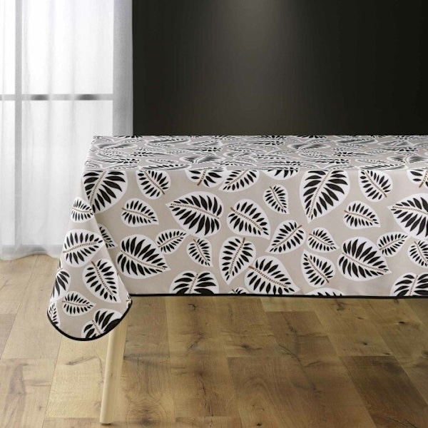 Neliötabletti 150 x 150 cm polyesteri painettu alma Noir Svart