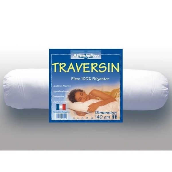 Traversin - Lang. 160 cm - Seng til 2 personer