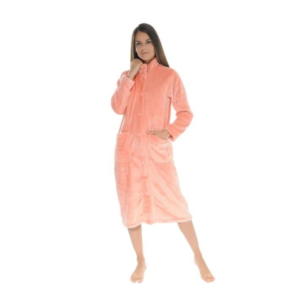 Jasmin Morgenkåbe - Blød og Lunt - Orange - Kvinde Orange 42