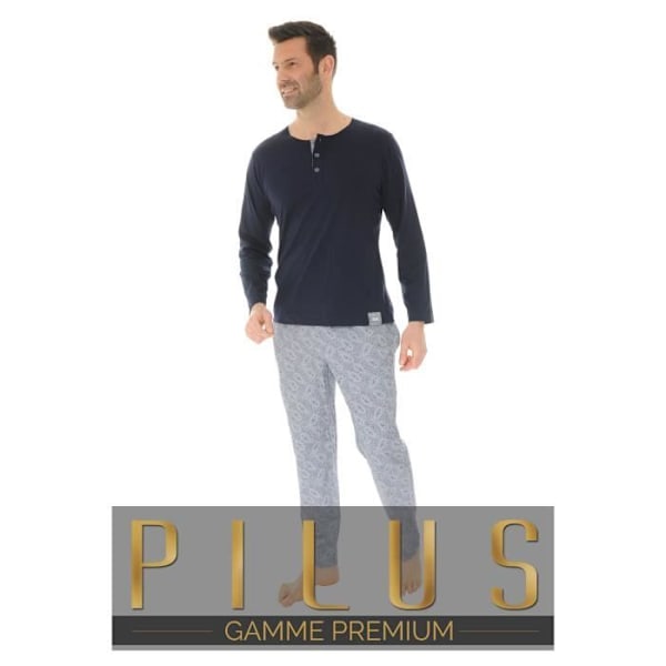 Pyjamas Lang Blå Urias Pyjamas Lang 4622 Blå jag