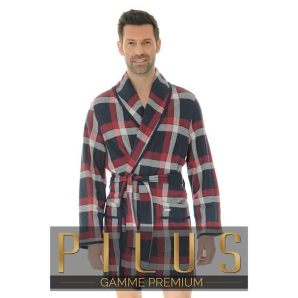 Sisäpuku - Pilou - Ugo - Huopakaulus - Fleece-materiaali - 98cm Pituus Blå M
