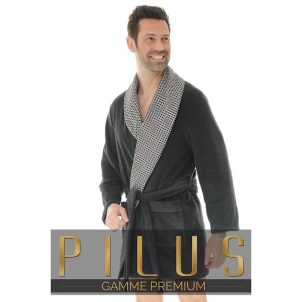 Veste Col Chale Sort Umberto Veste Col Châle 4642 Svart M