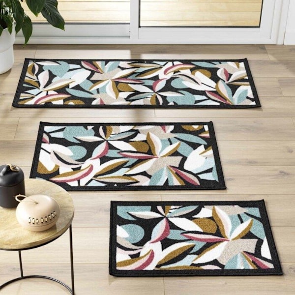 Liukumatonta mattoa, suorakaide 50 x 120 cm, Lavinia printti ilman Blå