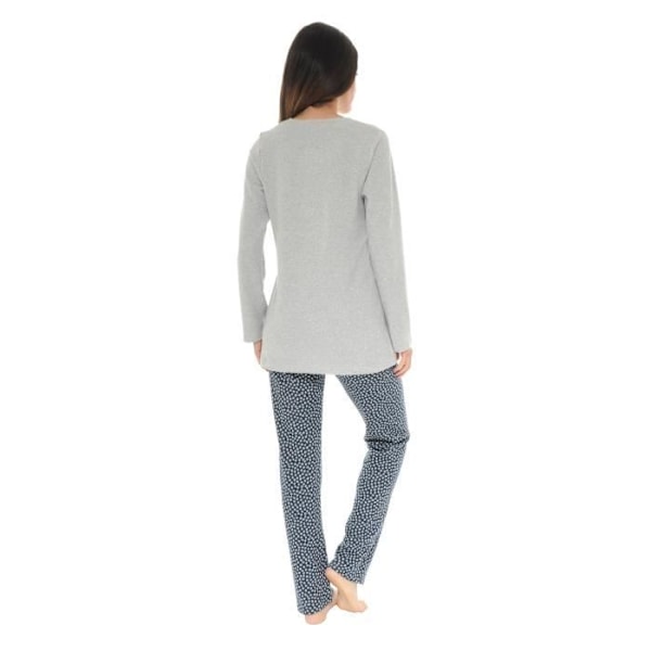 Pyjamas Lång Grå Roxana Pyjamas Lång Pilou 5300 Grå 50
