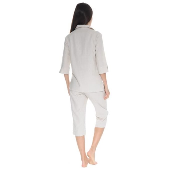 Pyjamas Button Beige Olympie Pyjamas Button Kvinna 4371 Beige 38