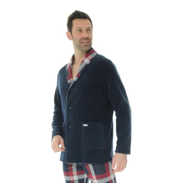 Veste Col Chale Bleu Ugo Veste Col Châle Pilou Pilou 4548 Blå M