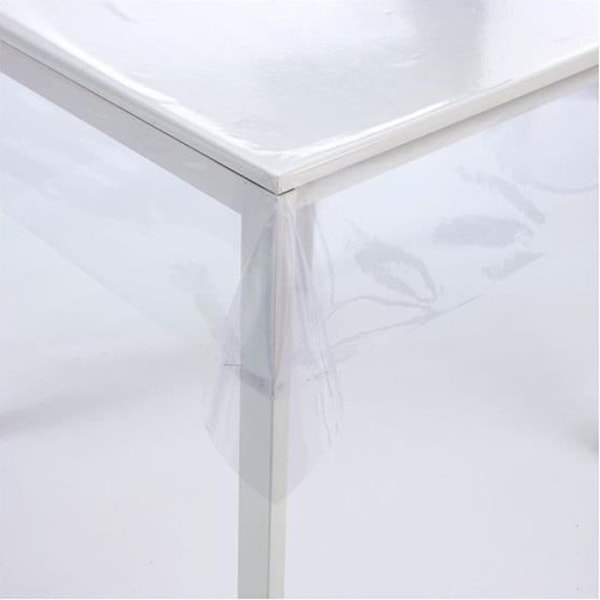 Bordskydd - Glas - Transparent - Bredd 140 cm - Tjocklek 30/100e - PVC Transparent