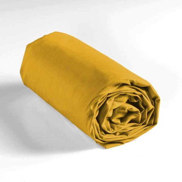 Alloceringsark 160x200 cm - Huvud 30 cm - 100% bomull - Gul Gul