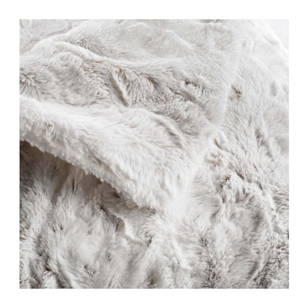 Ruudullinen jäljitelmäkarva "alaska" 125x150cm Valkoinen - Paris Prix Vit