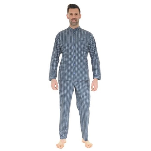Pyjamas Lång Blå Bosco Pyjamas Lång 6709 Blå jag