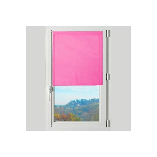 Fönsterhänge - Lisa - 70 x 200 cm - Fuchsia - Gardin - Inomhus Fuchsia