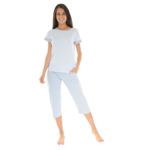 Pyjama Court - Veronika - 6208 - Harmaa - Lyhythihainen t-paita - 100% puuvillaa Grå 38