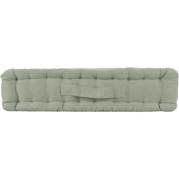 Gulvpude 50 x 50 x 10 cm genbrugt bomuld/polyester grs twily Salvie Salvia