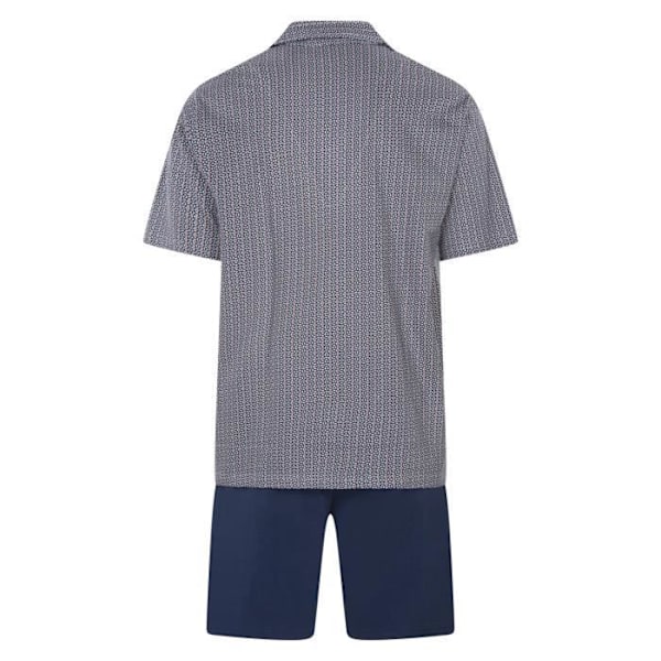 Pyjamas kort i bomull Nael Christian Cane Blå Blå jag