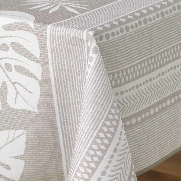Duk rektangulär 150 x 240 cm polyester tryckt Ambrine Beige