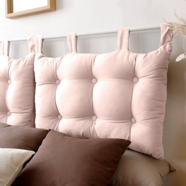 Hovedgærde - Mærke - Fødder - 45 x 70 cm - Rosa - Lækkert quiltet look Rosa