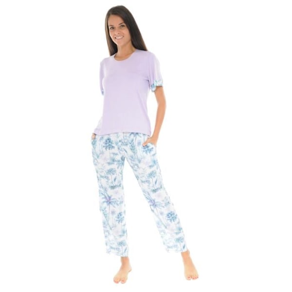 Pyjama Pitkä Lila Viky Pyjama 6256 Parma 40