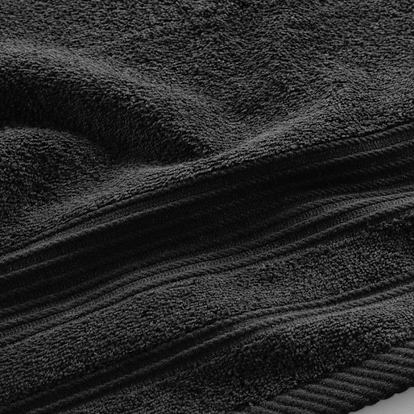 Handduk "Tendresse" 50x90cm Svart Svart