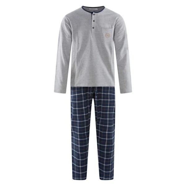 Pitkät puuvillapyjamat - M