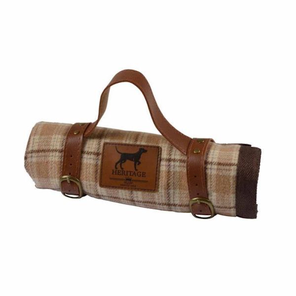 Plaid til Hund & Kat - Arv - 50x70cm - Brun - Blød - Komfortabel Hasselnöt
